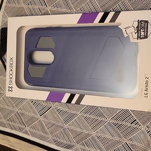 SHOCKBOX PHONECASE FOR LG ARISTO 2 BLACK